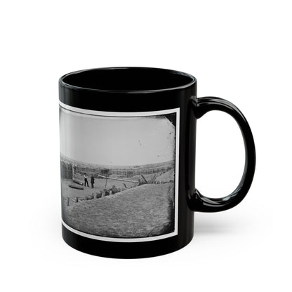 Centreville, Va. The Principal Fort (U.S. Civil War) Black Coffee Mug-The Sticker Space