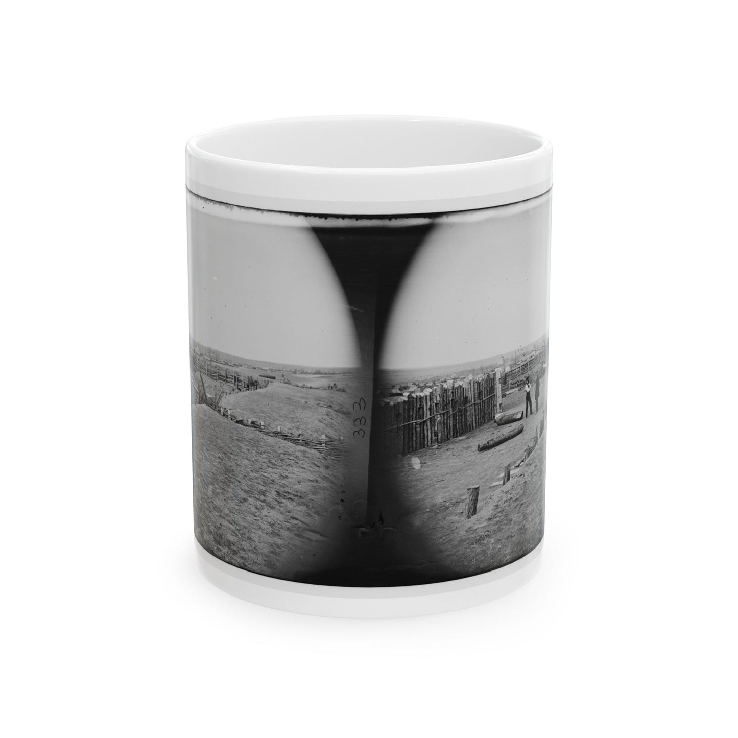 Centreville, Va. The Principal Fort (U.S. Civil War) White Coffee Mug-11oz-The Sticker Space