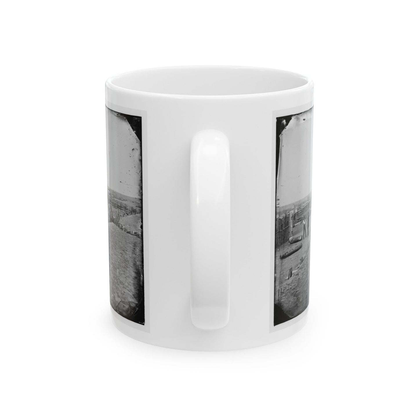 Centreville, Va. The Principal Fort (U.S. Civil War) White Coffee Mug-The Sticker Space