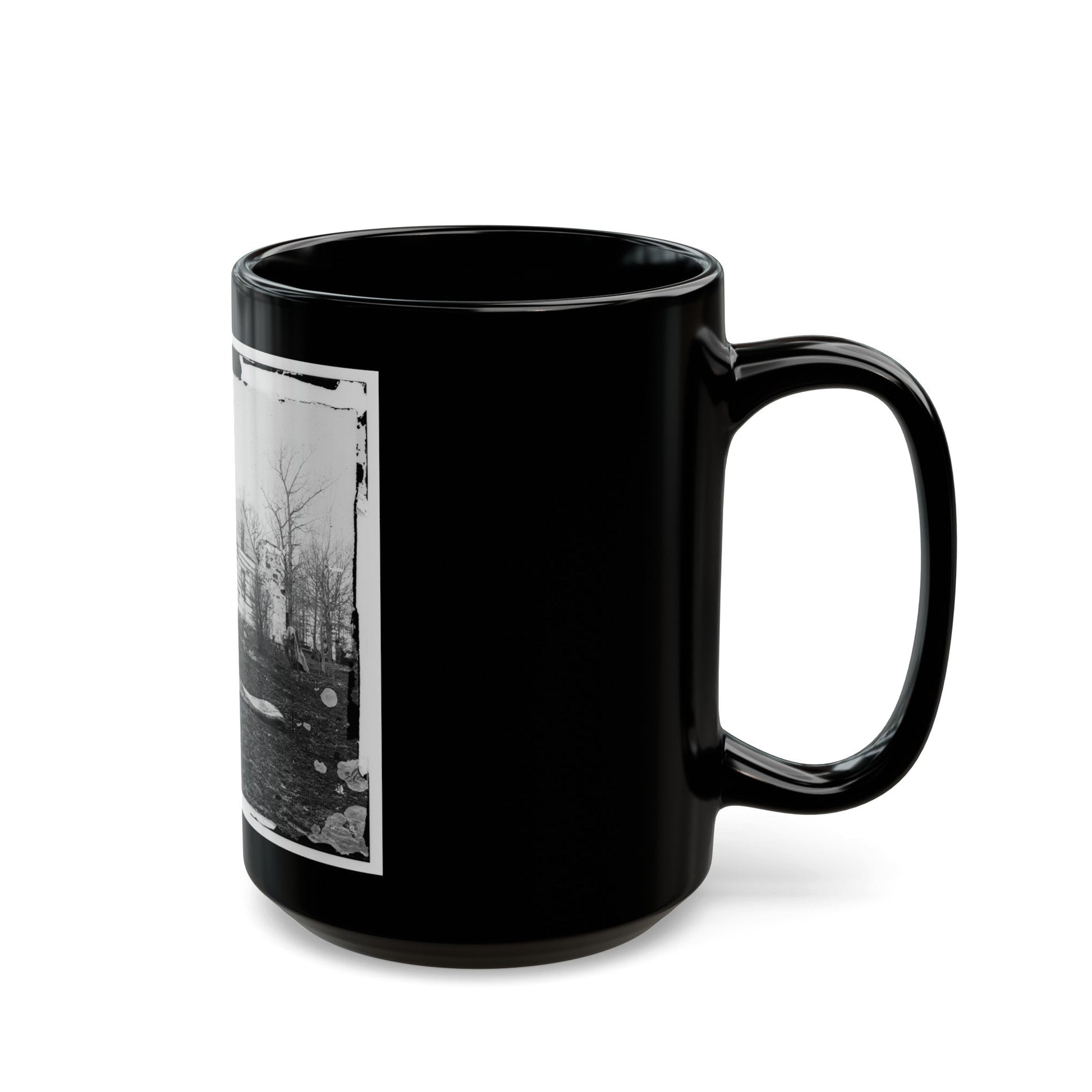 Centreville, Va., Vicinity. Mrs. Spinner's House (U.S. Civil War) Black Coffee Mug-The Sticker Space