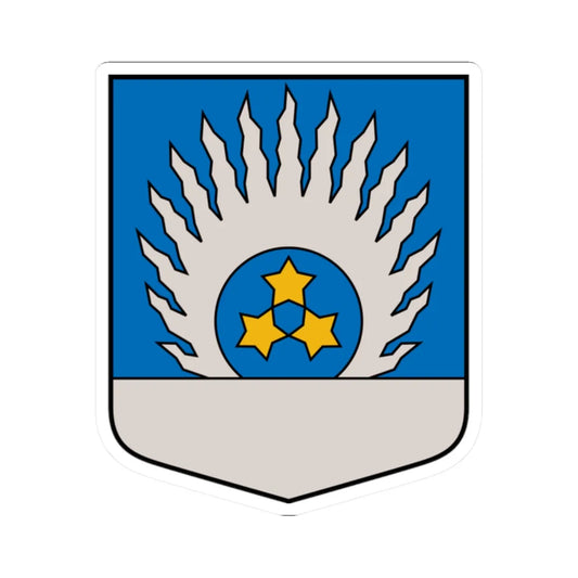 Cenu pagasts COA (Latvia) (Coat of Arms) STICKER Vinyl Kiss-Cut Decal 2 Inch White - The Sticker Space
