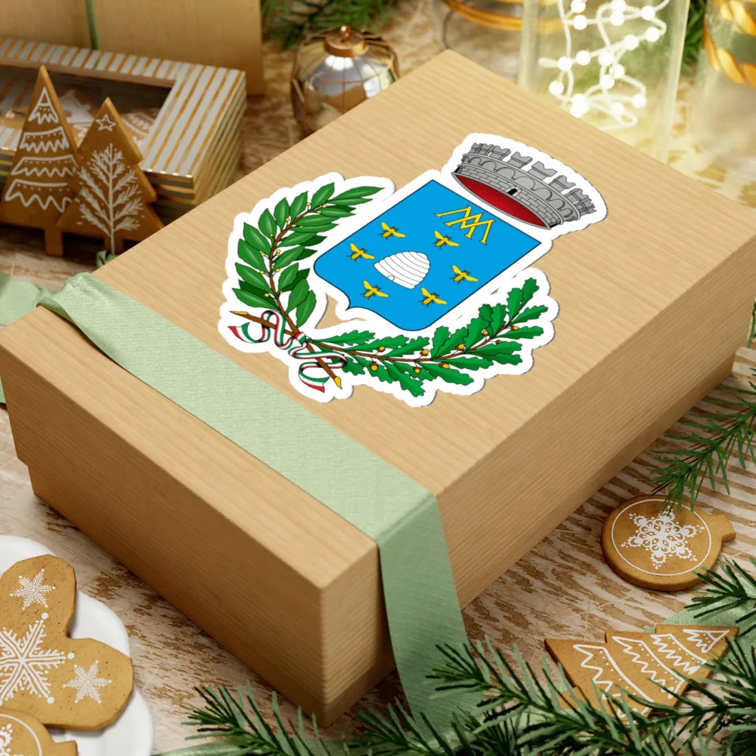 Ceranesi-Stemma (Italy) (Coat of Arms) STICKER Vinyl Kiss-Cut Decal - The Sticker Space