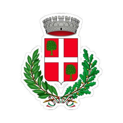 Cerano-Stemma (Italy) (Coat of Arms) STICKER Vinyl Kiss-Cut Decal 6 Inch White - The Sticker Space