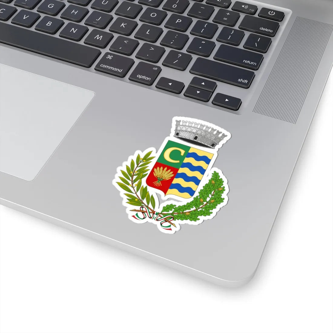 Ceregnano-Stemma (Italy) (Coat of Arms) STICKER Vinyl Kiss-Cut Decal - The Sticker Space