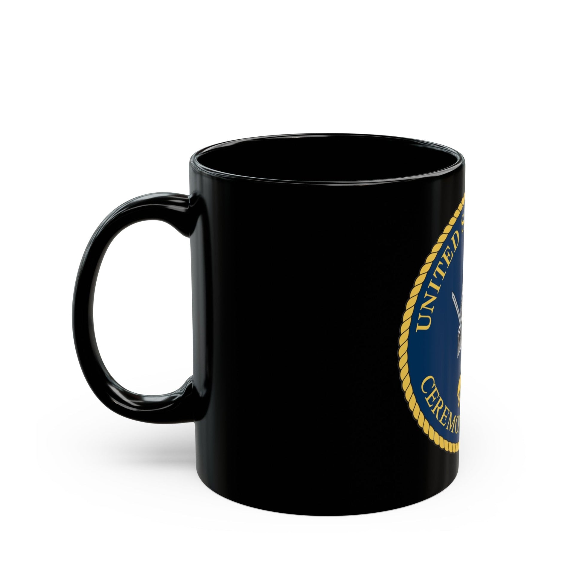 Ceremonial Guard (U.S. Navy) Black Coffee Mug-The Sticker Space