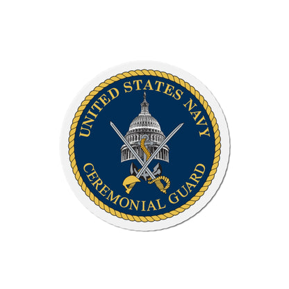 Ceremonial Guard (U.S. Navy) Die-Cut Magnet-The Sticker Space