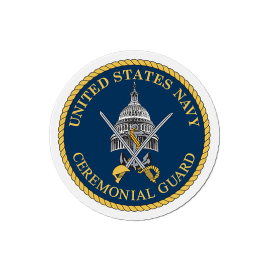 Ceremonial Guard (U.S. Navy) Die-Cut Magnet-The Sticker Space