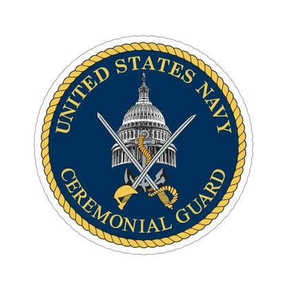 Ceremonial Guard (U.S. Navy) STICKER Vinyl Die-Cut Decal 6 Inch - The Sticker Space
