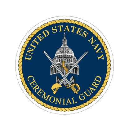 Ceremonial Guard (U.S. Navy) STICKER Vinyl Die-Cut Decal - The Sticker Space