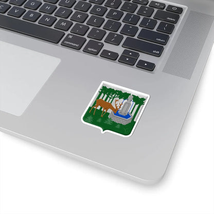 Cerfontaine wapen (Belgium) (Coat of Arms) STICKER Vinyl Kiss-Cut Decal - The Sticker Space
