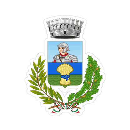 Ceriale-Stemma (Italy) (Coat of Arms) STICKER Vinyl Kiss-Cut Decal 4 Inch White - The Sticker Space