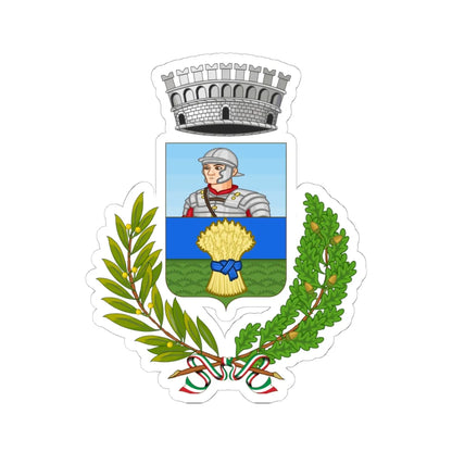 Ceriale-Stemma (Italy) (Coat of Arms) STICKER Vinyl Kiss-Cut Decal 6 Inch White - The Sticker Space