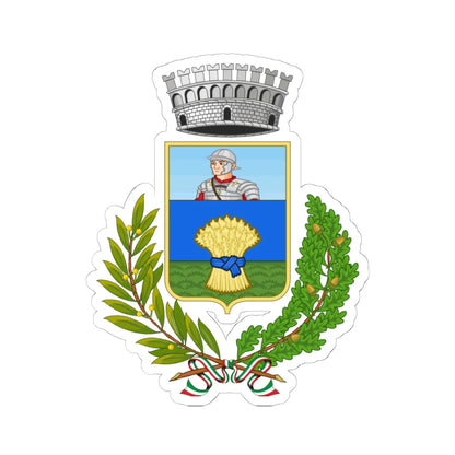 Ceriale-Stemma2 (Italy) (Coat of Arms) STICKER Vinyl Kiss-Cut Decal 6 Inch White - The Sticker Space