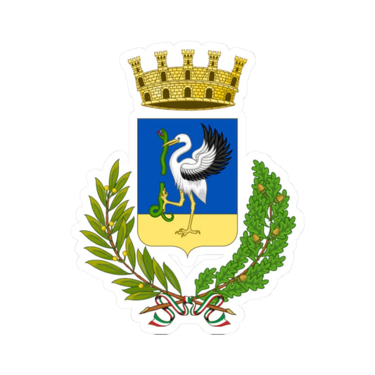 Cerignola-Stemma (Italy) (Coat of Arms) STICKER Vinyl Kiss-Cut Decal 2 Inch White - The Sticker Space