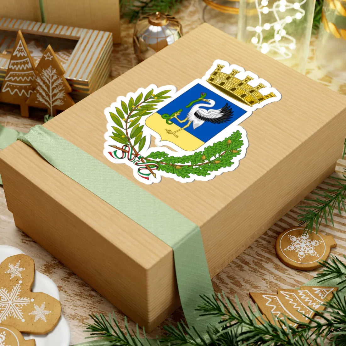 Cerignola-Stemma (Italy) (Coat of Arms) STICKER Vinyl Kiss-Cut Decal - The Sticker Space