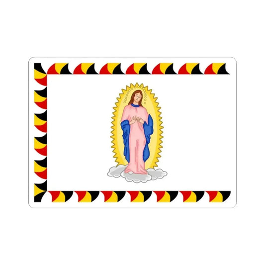 Cerimonial Flag of the Gardebataillon and Standard of the Common Army Reverse (Austria) STICKER Vinyl Kiss-Cut Decal 2 Inch White - The Sticker Space