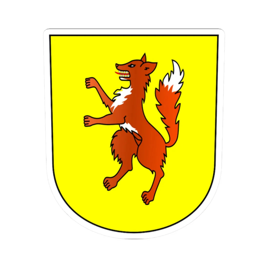 Cermes-Stemma (Italy) (Coat of Arms) STICKER Vinyl Kiss-Cut Decal 2 Inch White - The Sticker Space