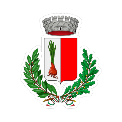 Certaldo-Stemma (Italy) (Coat of Arms) STICKER Vinyl Kiss-Cut Decal 3 Inch White - The Sticker Space