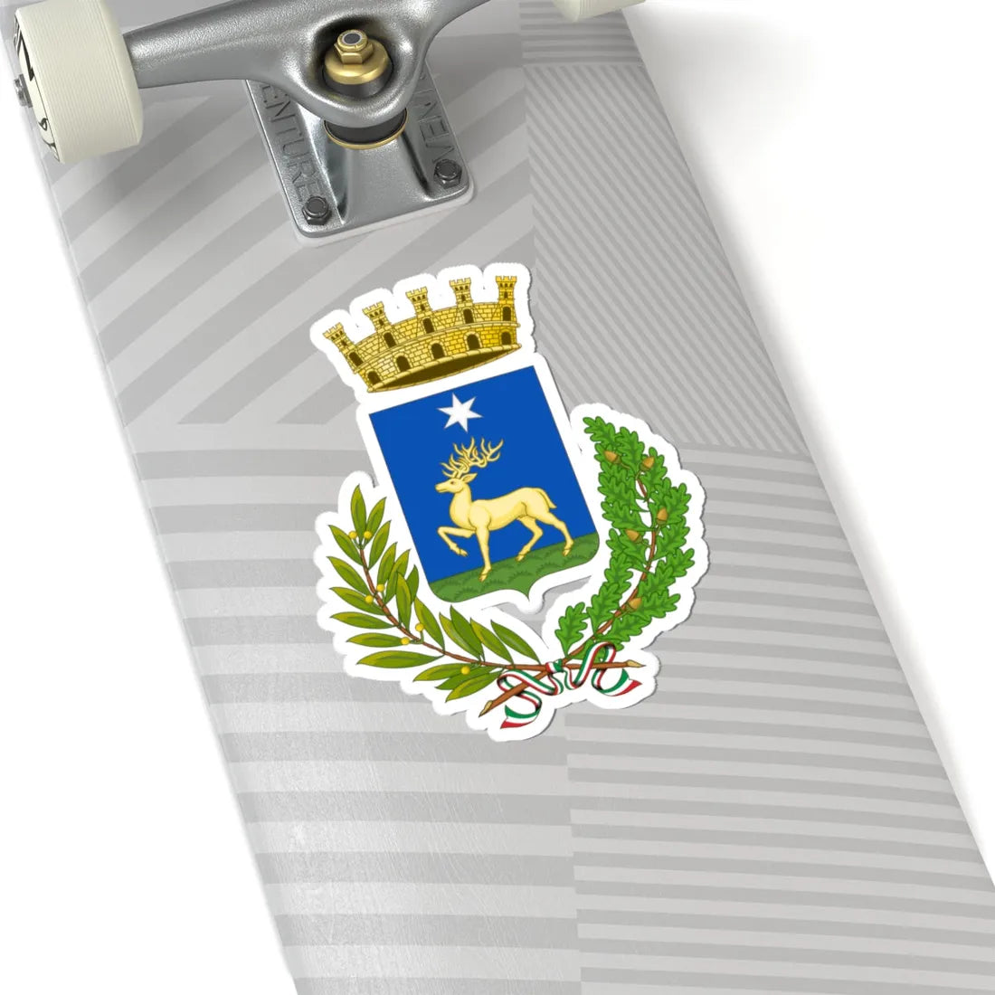 Cervaro-Stemma (Italy) (Coat of Arms) STICKER Vinyl Kiss-Cut Decal - The Sticker Space