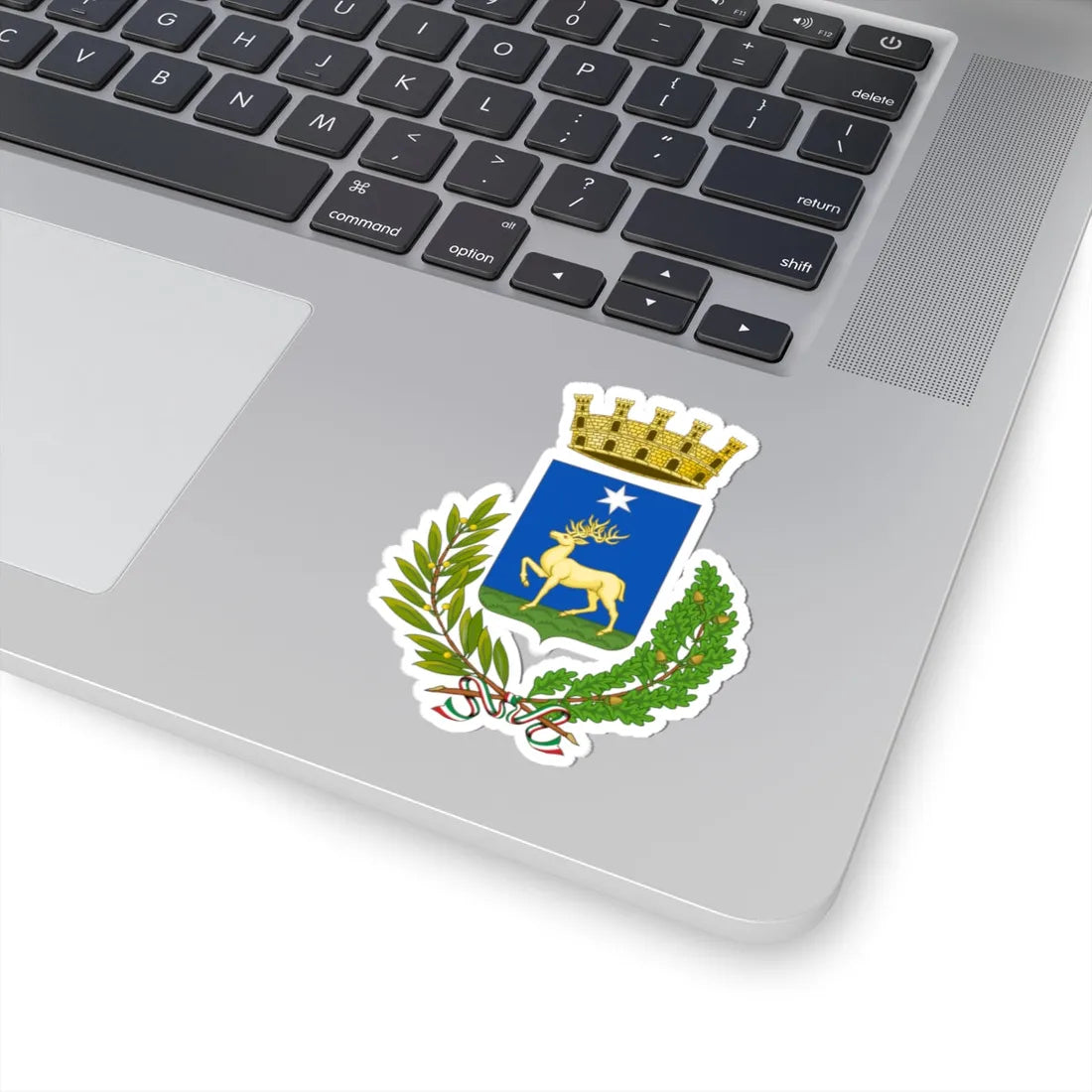 Cervaro-Stemma (Italy) (Coat of Arms) STICKER Vinyl Kiss-Cut Decal - The Sticker Space