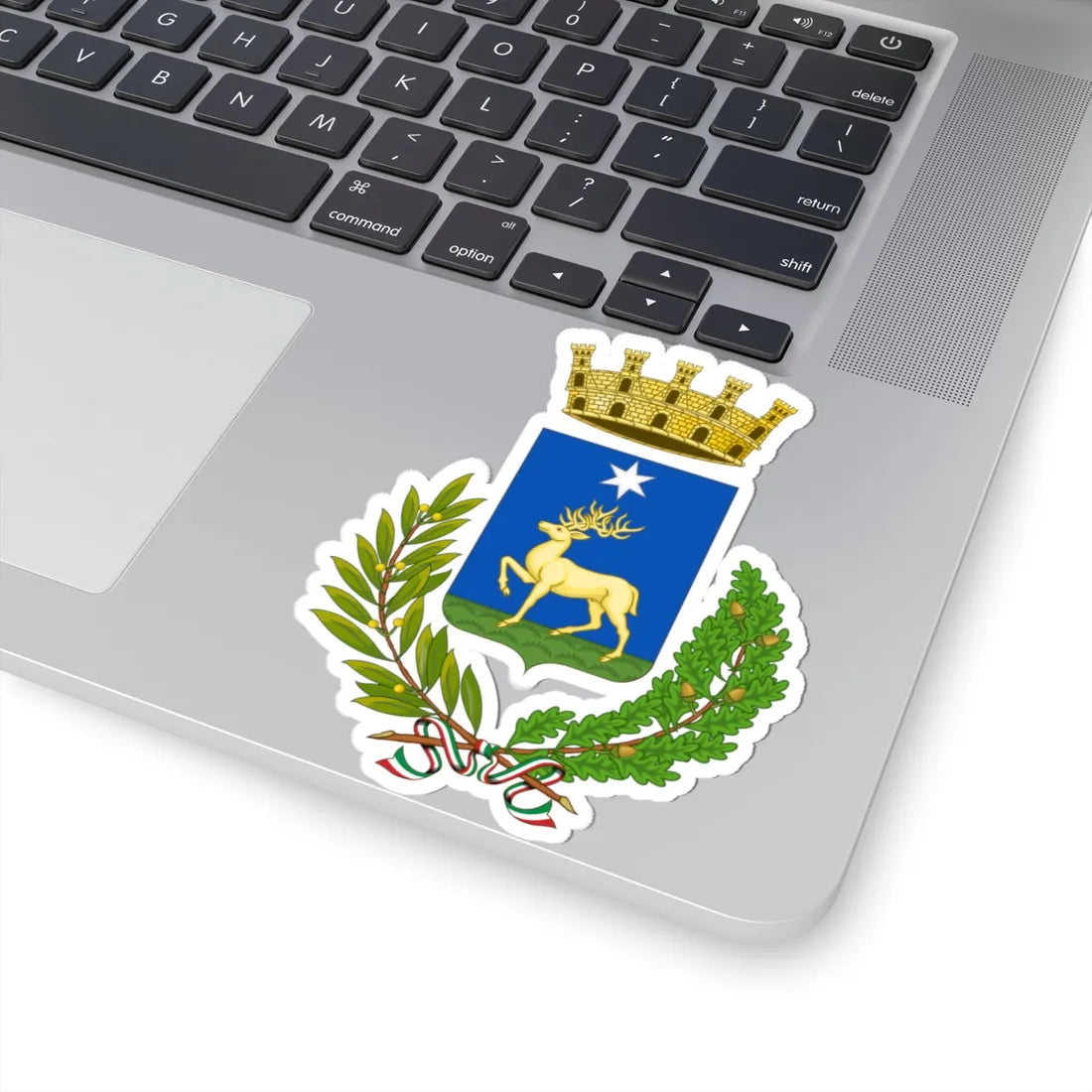 Cervaro-Stemma (Italy) (Coat of Arms) STICKER Vinyl Kiss-Cut Decal - The Sticker Space