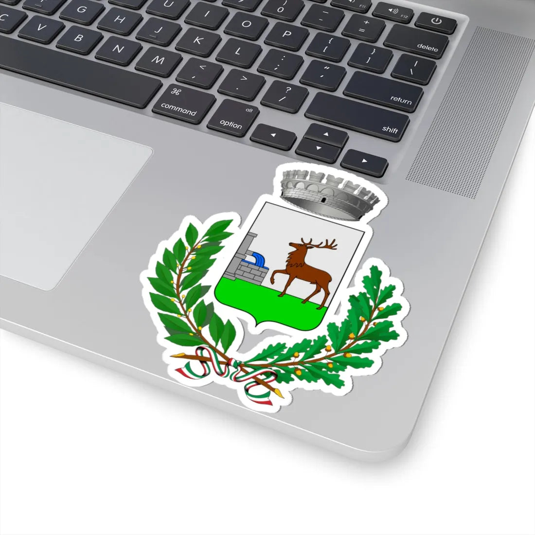 Cervasca-Stemma (Italy) (Coat of Arms) STICKER Vinyl Kiss-Cut Decal - The Sticker Space