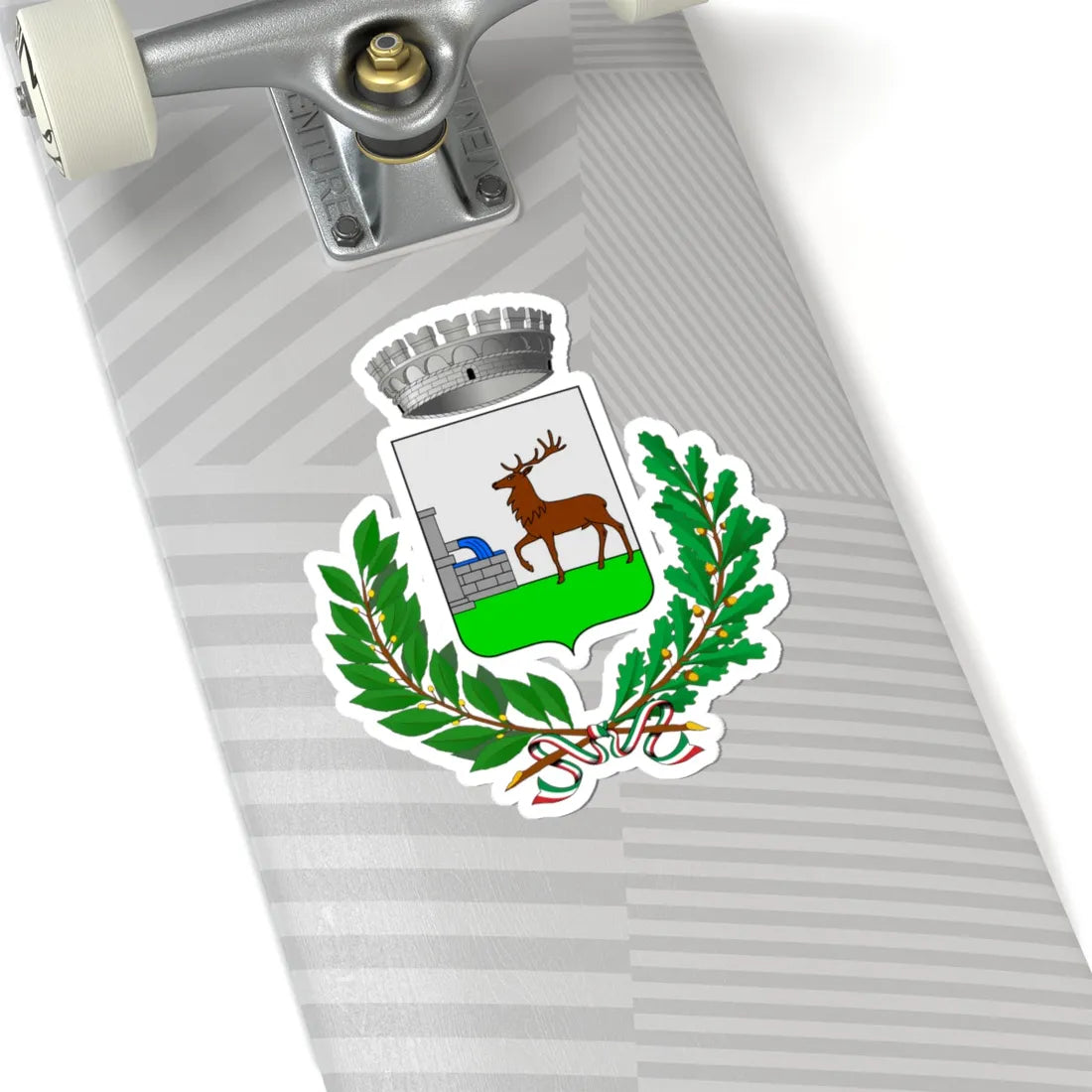 Cervasca-Stemma (Italy) (Coat of Arms) STICKER Vinyl Kiss-Cut Decal - The Sticker Space