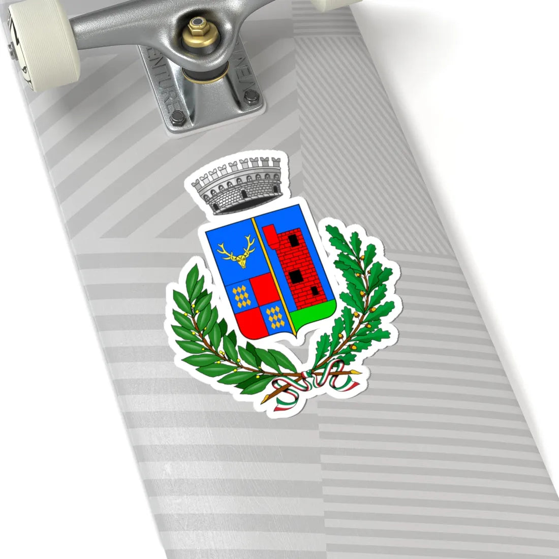 Cervere-Stemma (Italy) (Coat of Arms) STICKER Vinyl Kiss-Cut Decal - The Sticker Space