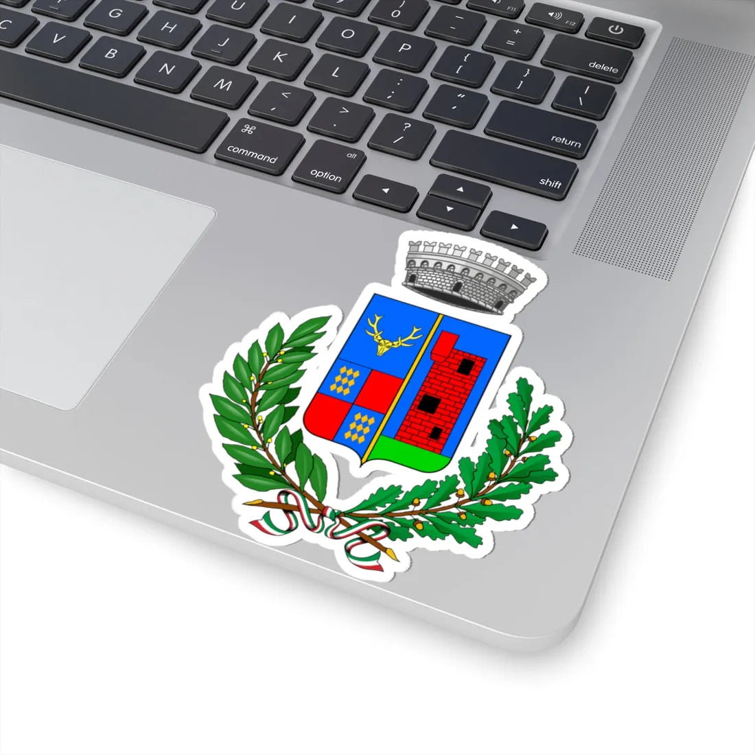 Cervere-Stemma (Italy) (Coat of Arms) STICKER Vinyl Kiss-Cut Decal - The Sticker Space