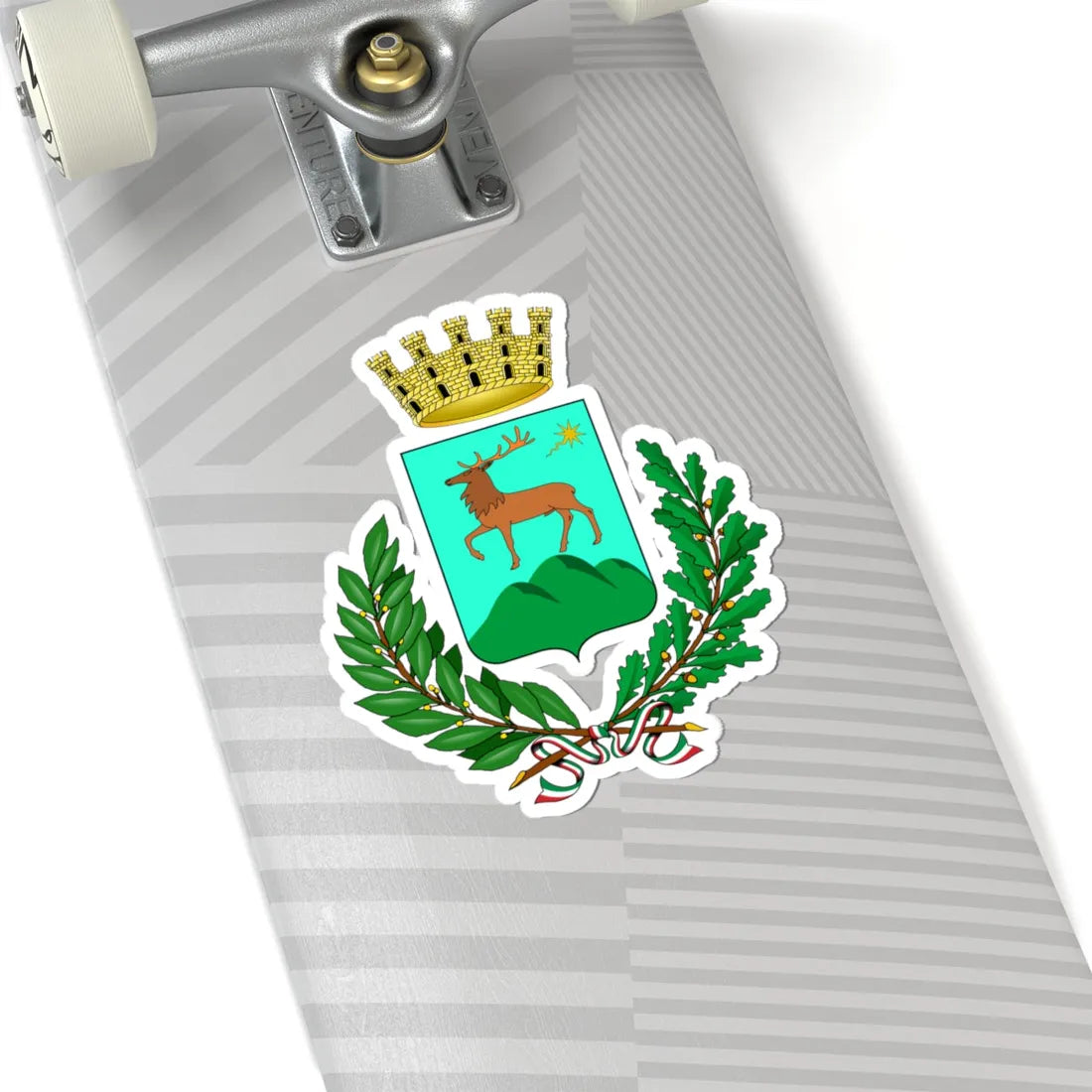 Cervinara-Stemma (Italy) (Coat of Arms) STICKER Vinyl Kiss-Cut Decal - The Sticker Space