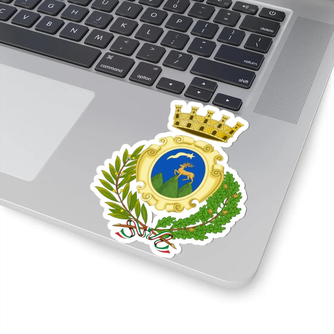 Cervinara-Stemma Sodacan (Italy) (Coat of Arms) STICKER Vinyl Kiss-Cut Decal - The Sticker Space