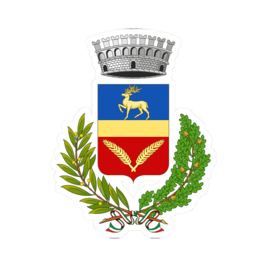 Cervo-Stemma (Italy) (Coat of Arms) STICKER Vinyl Kiss-Cut Decal 2 Inch White - The Sticker Space