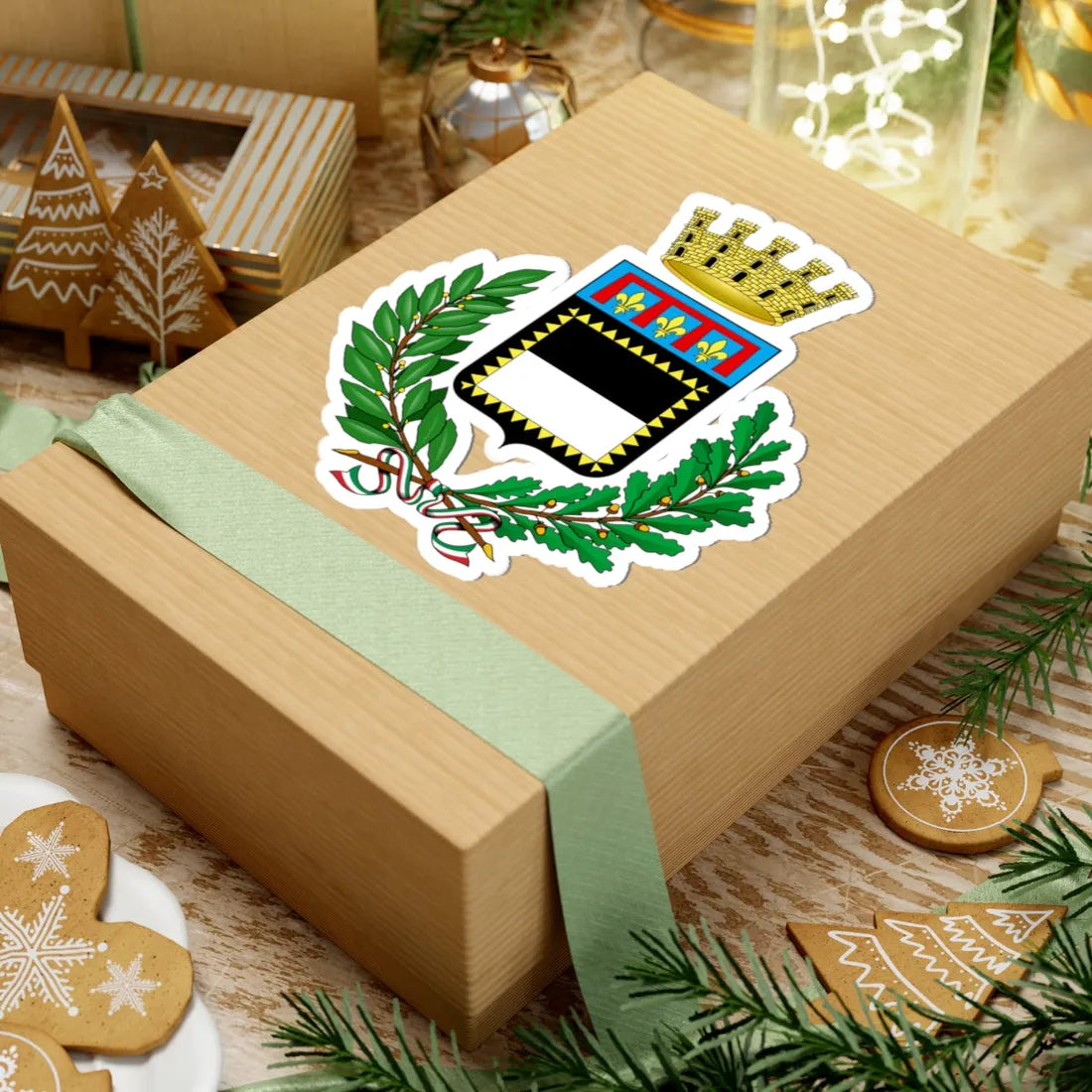 Cesena-Stemma (Italy) (Coat of Arms) STICKER Vinyl Kiss-Cut Decal - The Sticker Space