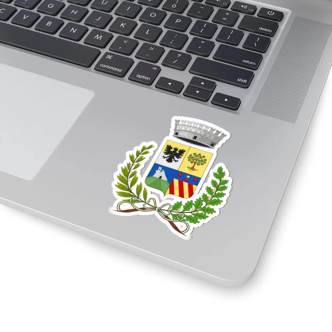Cesio Italia-Stemma (Italy) (Coat of Arms) STICKER Vinyl Kiss-Cut Decal - The Sticker Space