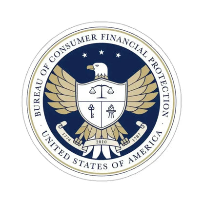 CFPB seal - STICKER Vinyl Kiss-Cut Decal - The Sticker Space