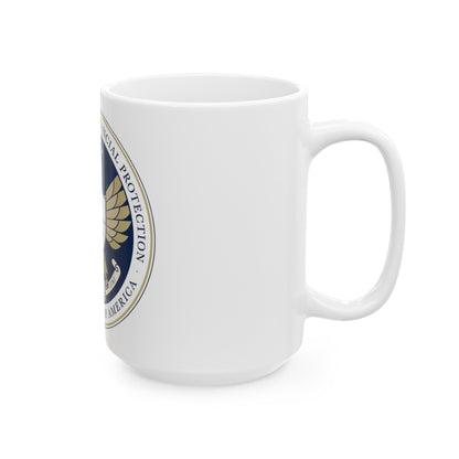 CFPB seal - White Coffee Mug-The Sticker Space