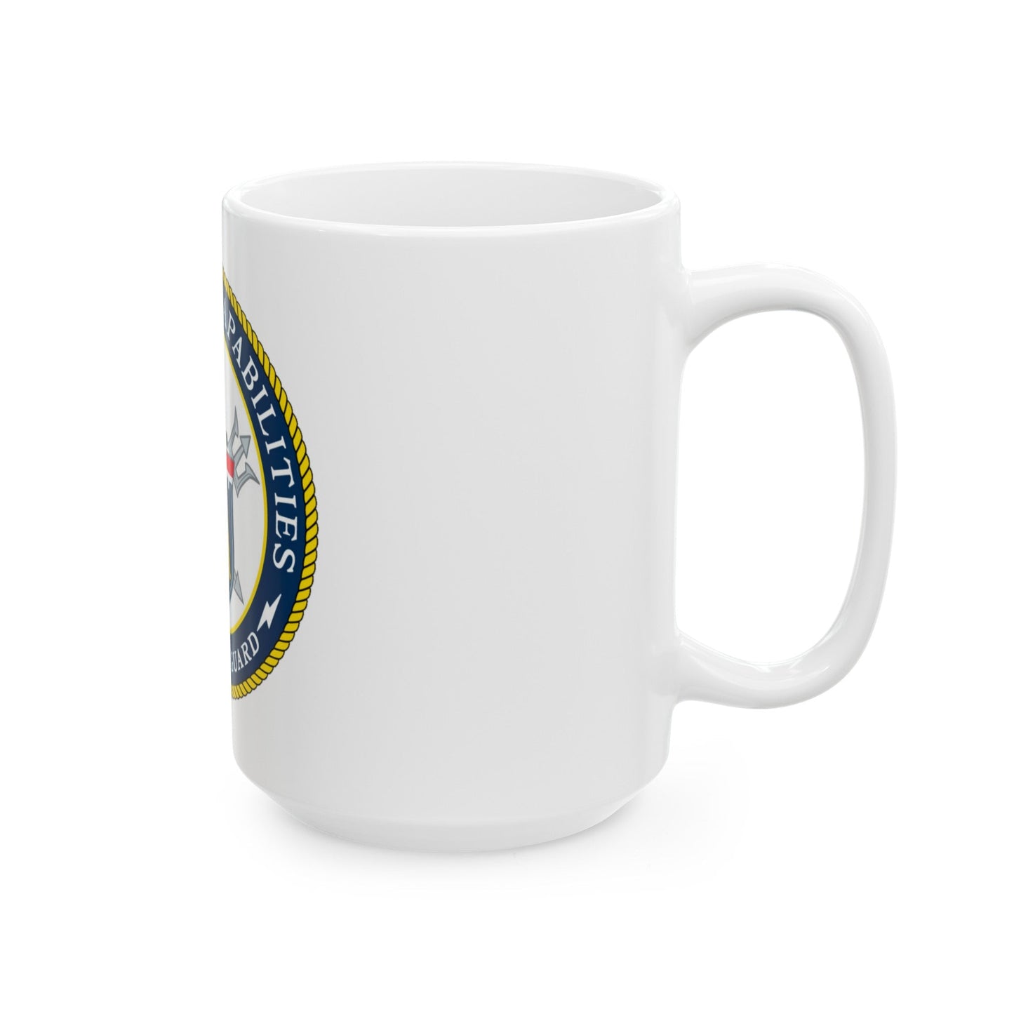 CG 761 Office of C5I Capabilities (U.S. Coast Guard) White Coffee Mug-The Sticker Space