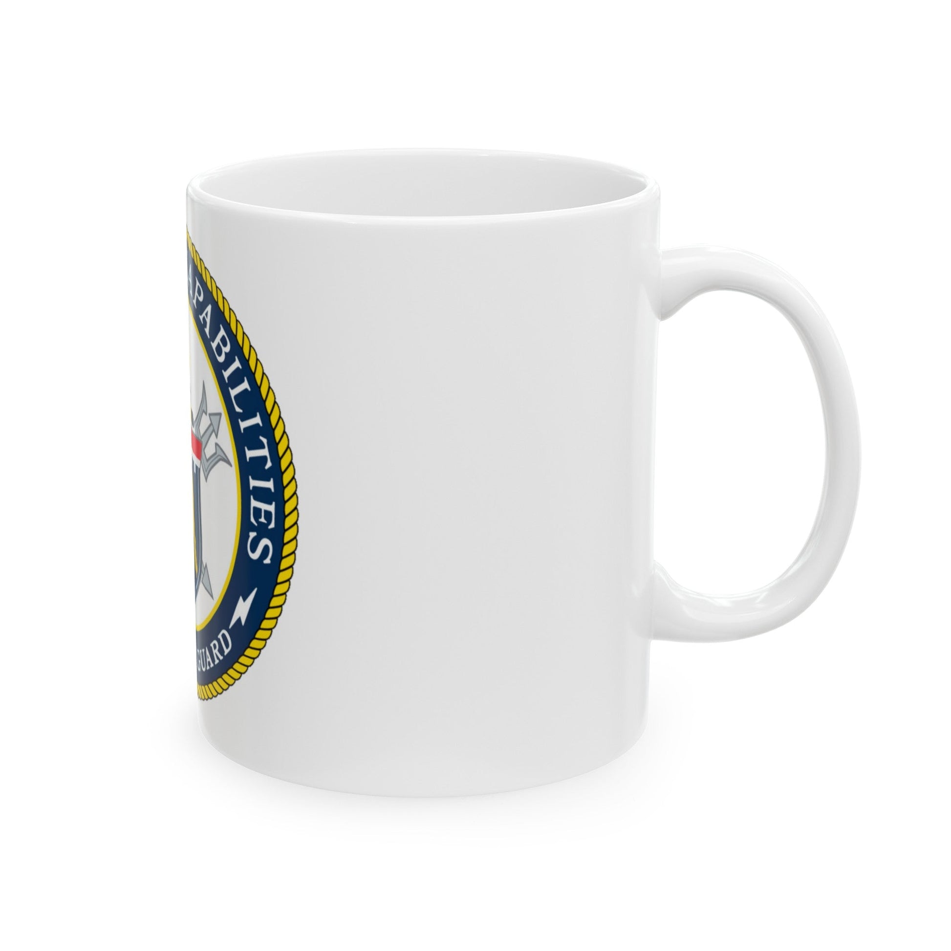 CG 761 Office of C5I Capabilities (U.S. Coast Guard) White Coffee Mug-The Sticker Space