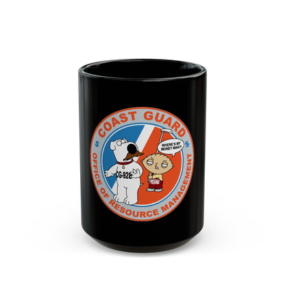 CG 928 ORM (U.S. Coast Guard) Black Coffee Mug-15oz-The Sticker Space