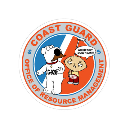 CG 928 ORM (U.S. Coast Guard) Transparent STICKER Die-Cut Vinyl Decal-5 Inch-The Sticker Space