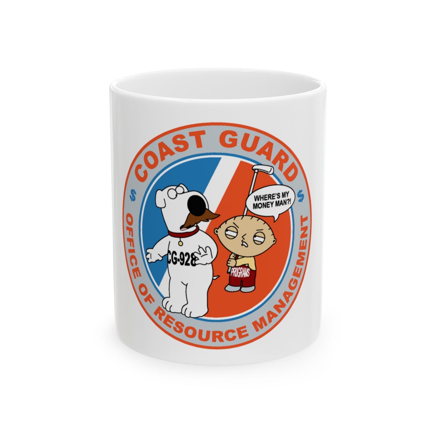 CG 928 ORM (U.S. Coast Guard) White Coffee Mug-11oz-The Sticker Space