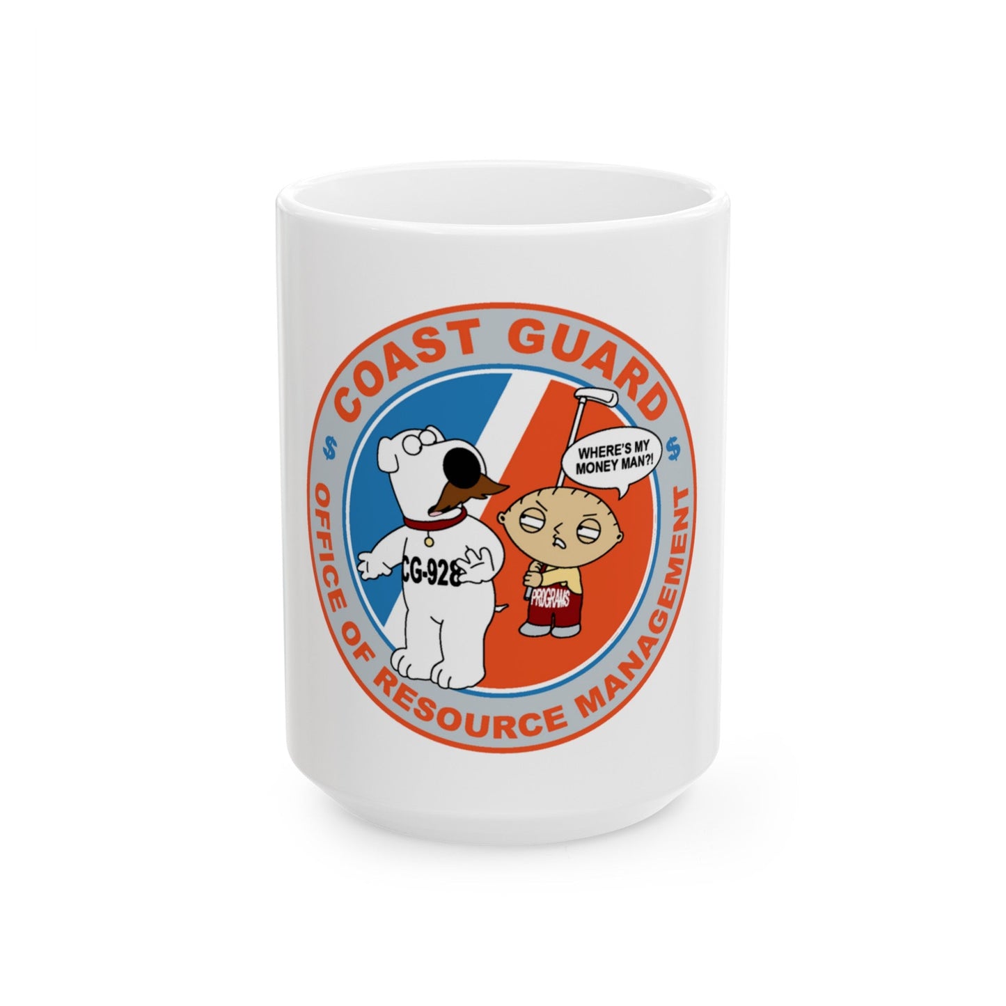 CG 928 ORM (U.S. Coast Guard) White Coffee Mug-15oz-The Sticker Space