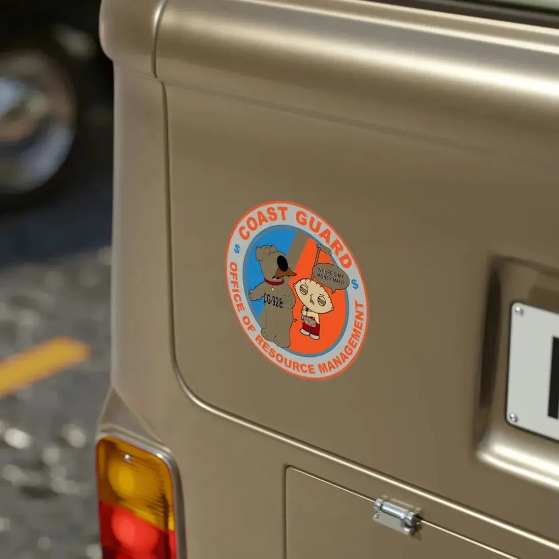 CG 928 ORM (U.S. Coast Guard) Transparent STICKER Die-Cut Vinyl Decal - The Sticker Space