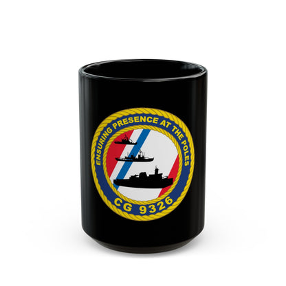 CG 9326 (U.S. Coast Guard) Black Coffee Mug-15oz-The Sticker Space