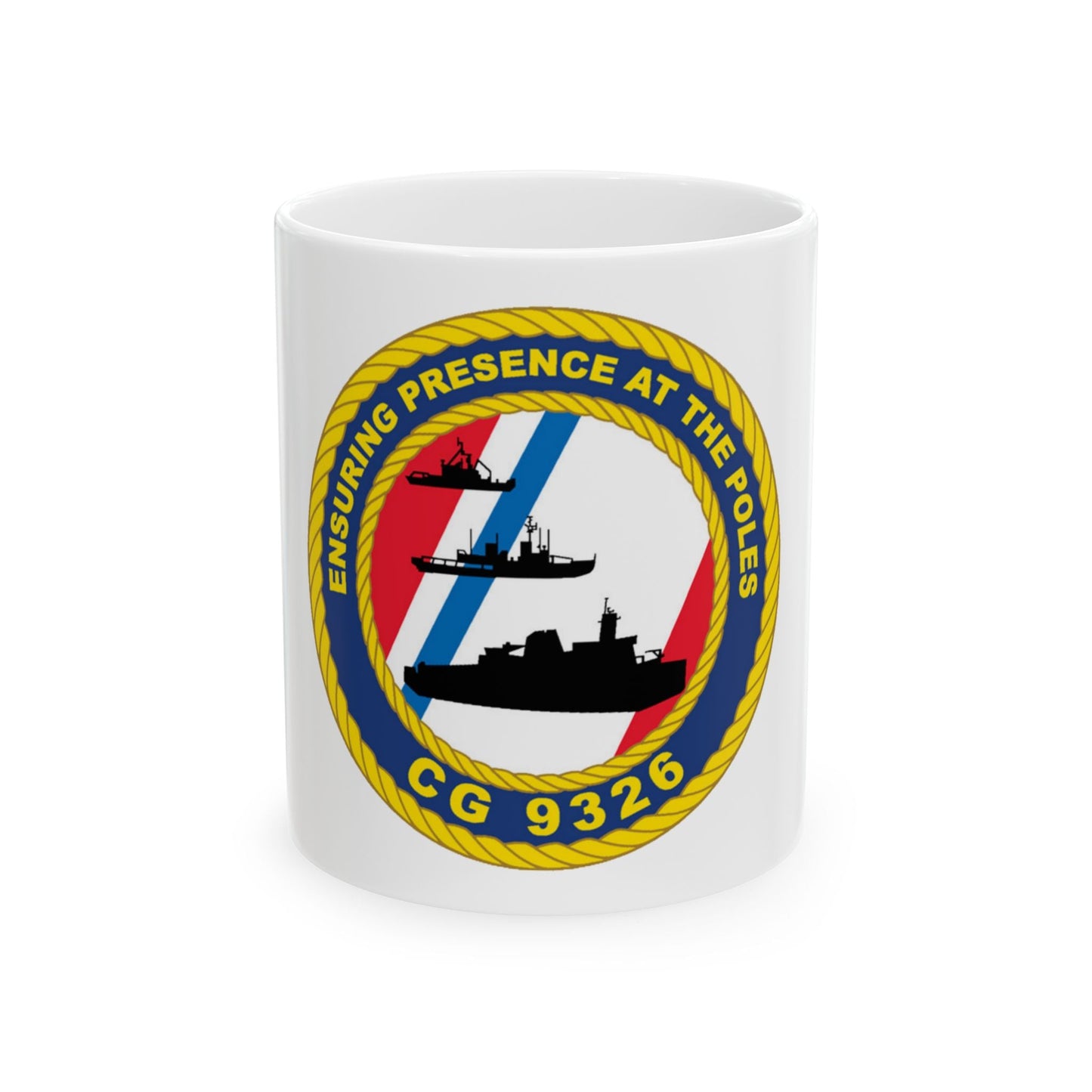 CG 9326 (U.S. Coast Guard) White Coffee Mug