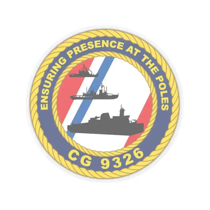 CG 9326 (U.S. Coast Guard) STICKER Vinyl Kiss-Cut Decal 6 Inch Transparent - The Sticker Space