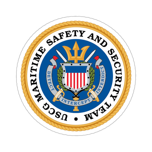 CG Maritime Safety & Security Team (U.S. Coast Guard) STICKER Vinyl Die-Cut Decal-6 Inch-The Sticker Space