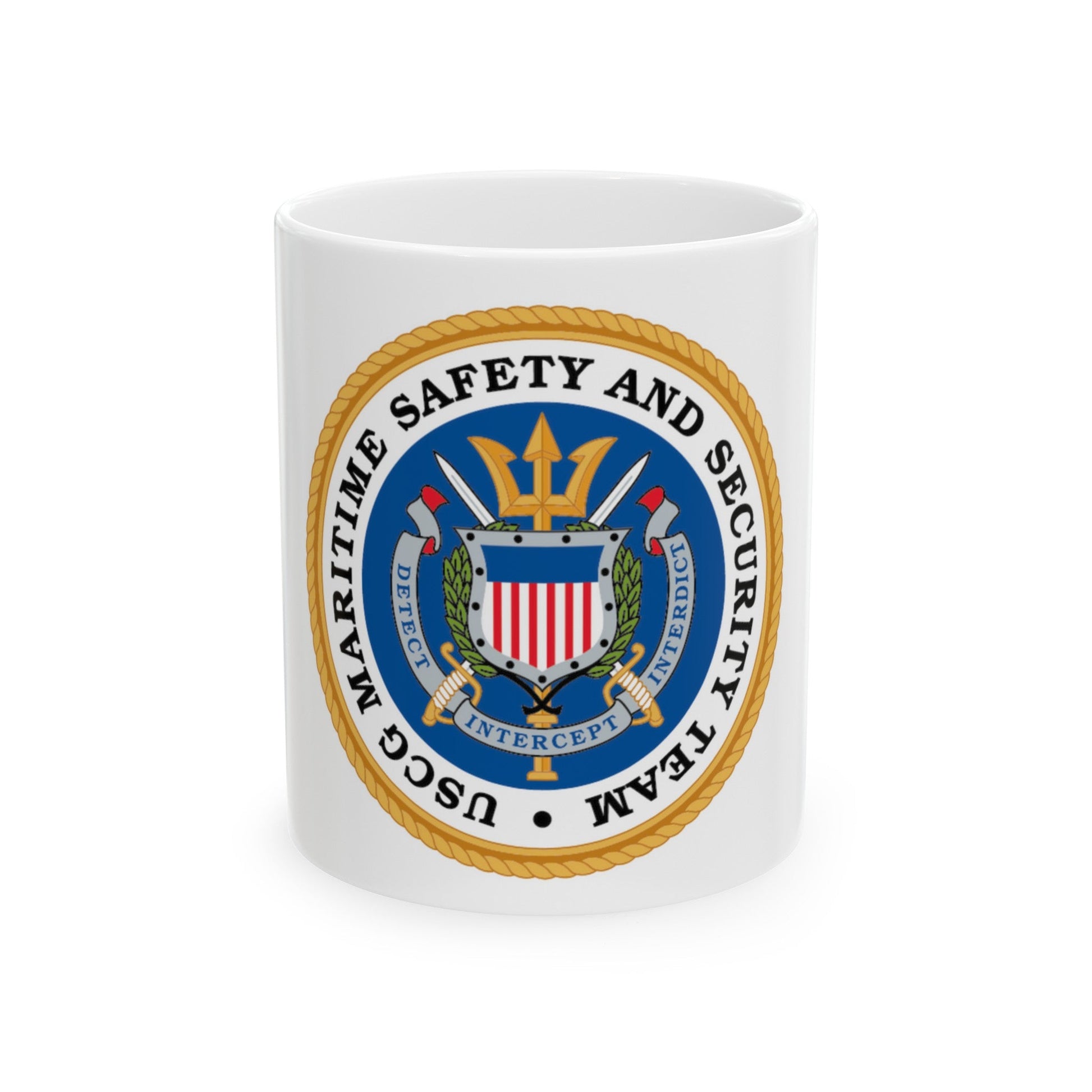 CG Maritime Safety & Security Team (U.S. Coast Guard) White Coffee Mug-11oz-The Sticker Space