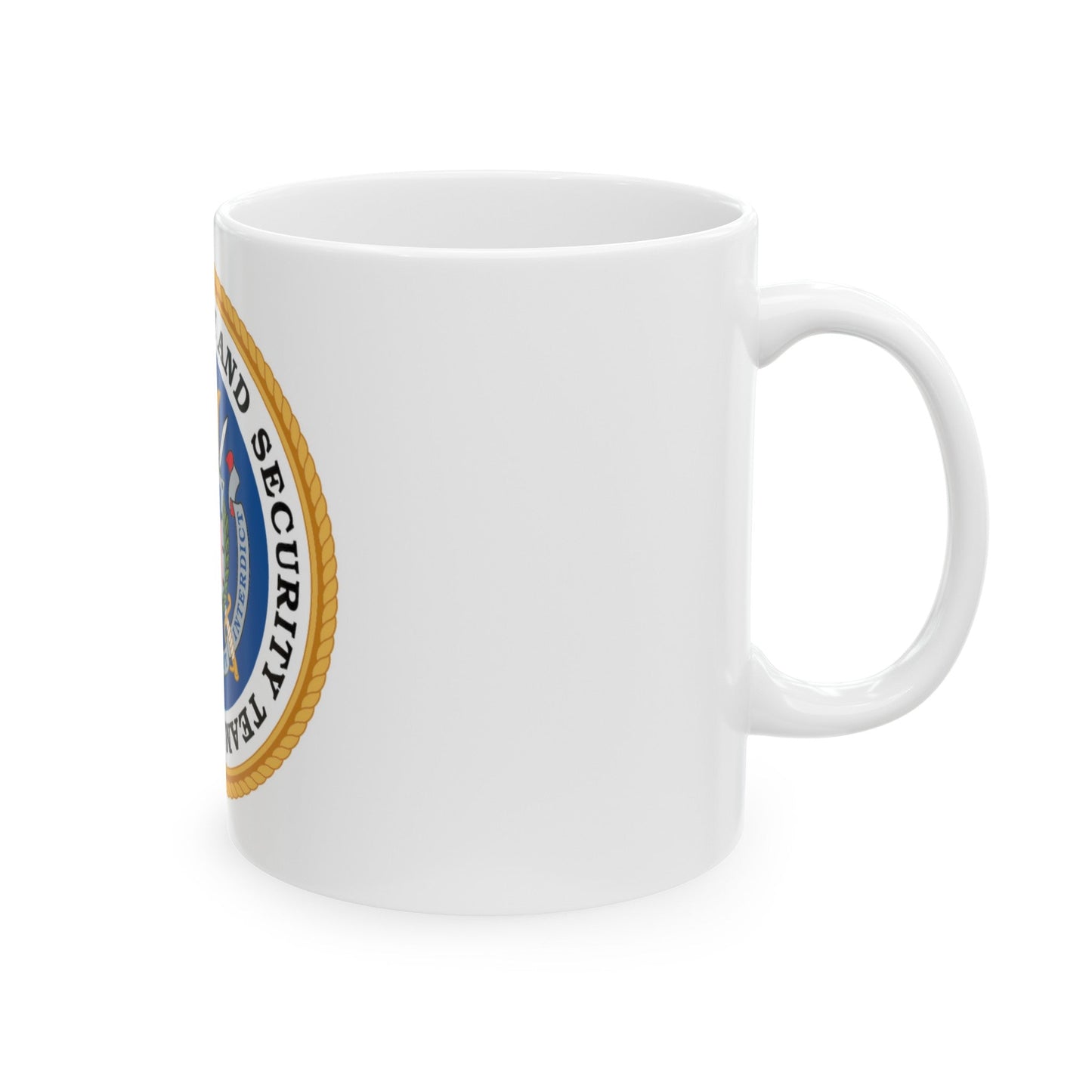 CG Maritime Safety & Security Team (U.S. Coast Guard) White Coffee Mug-The Sticker Space