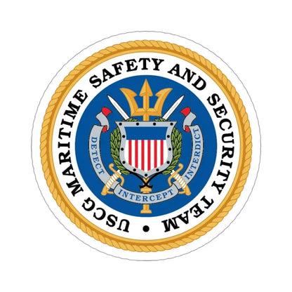 CG Maritime Safety & Security Team (U.S. Coast Guard) STICKER Vinyl Die-Cut Decal 4 Inch - The Sticker Space